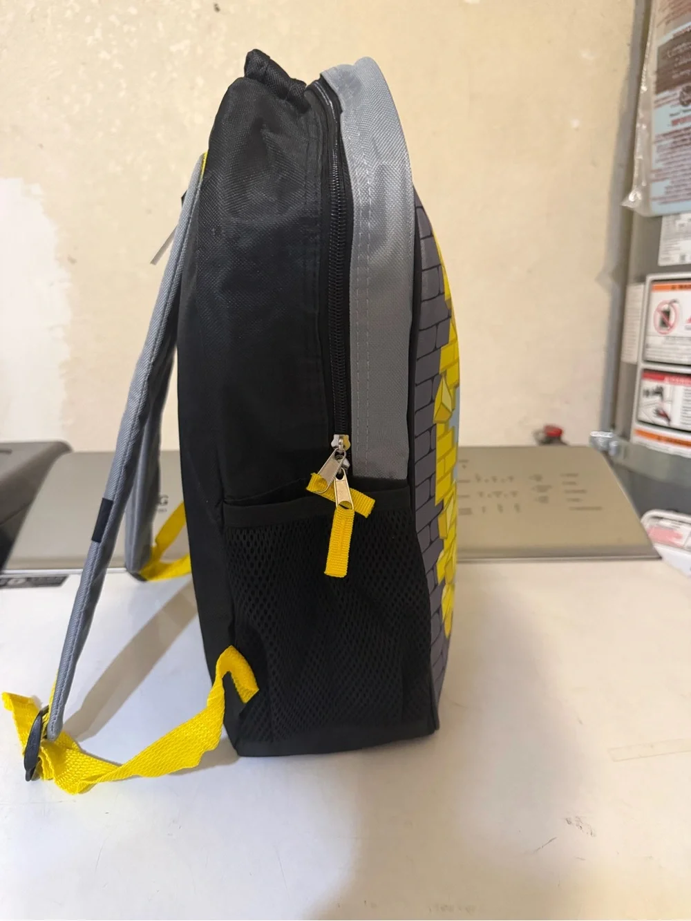 Sky Yellow & Gray Adventure Kids Backpack